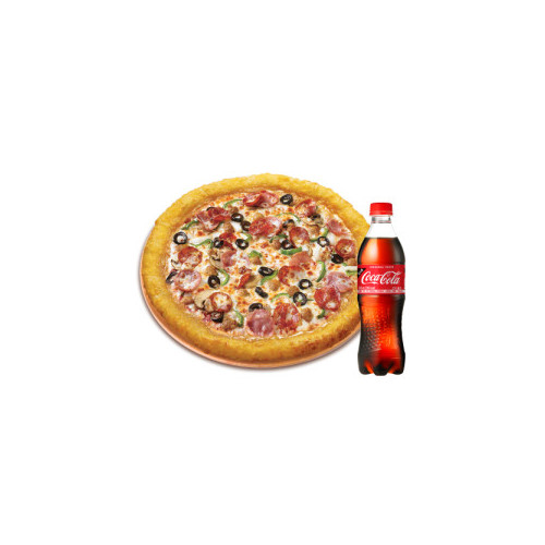 치즈롤 수퍼 파파스(L)+코카-콜라500ml