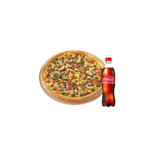 오리지널 더블 치즈버거(L)+코카-콜라500ml