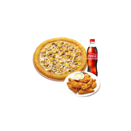 치즈롤 아이리쉬 포테이토(L)+치킨 스트립+코카-콜라500ml