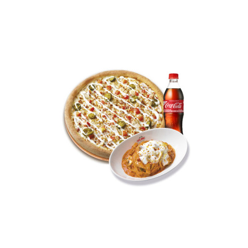 오리지널 스파이시 치킨 랜치(L)+파파스 파스타(로제)+코카-콜라500ml