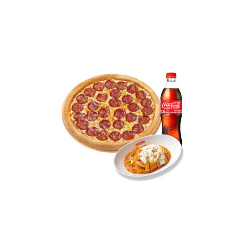 오리지널 페퍼로니(L)+파파스 파스타(로제)+코카-콜라500ml