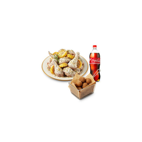 콘소메이징+블랙치즈볼(5구)+콜라 1.25L